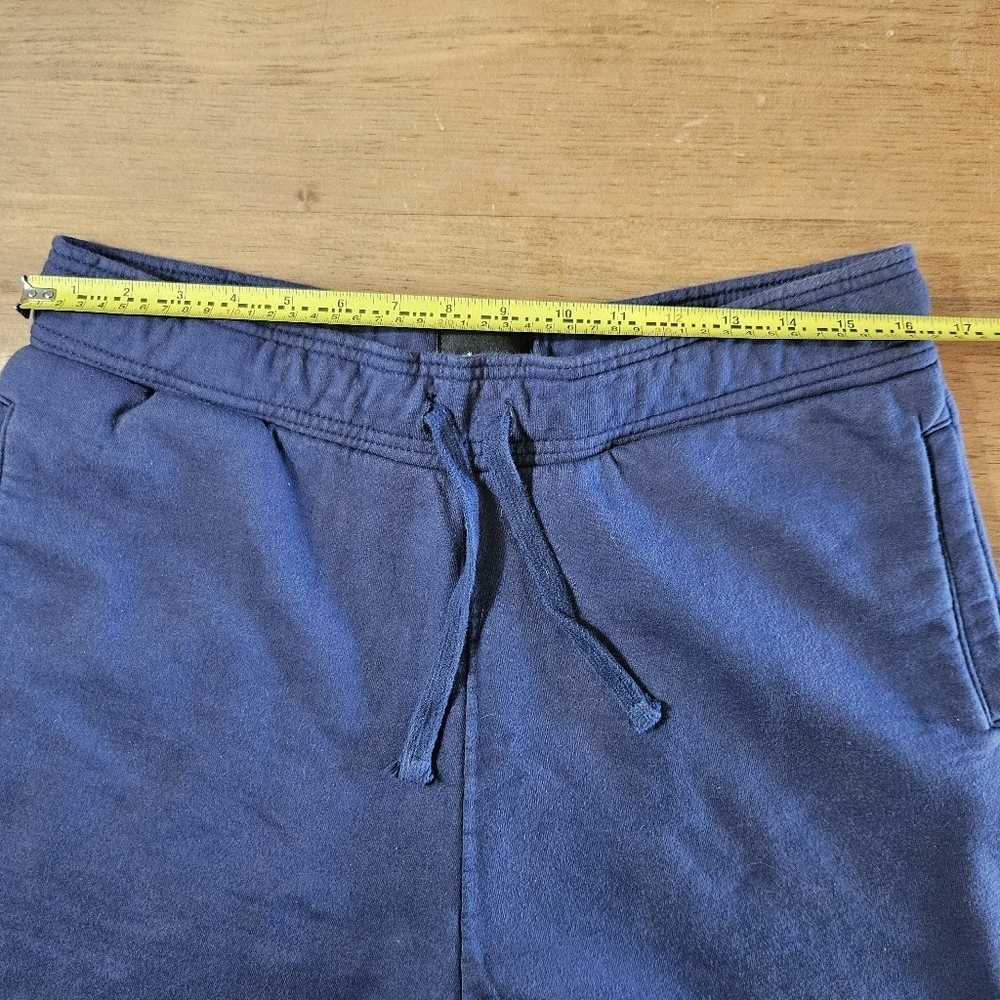 The Hundreds Fleece Sweat Shorts Navy Blue Size XL - Picture 2 of 7